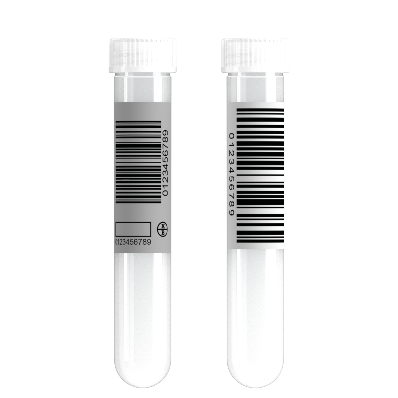 Probenröhren 8 ml 2 ml PBS-Lösung, mit individuellem Etikett
